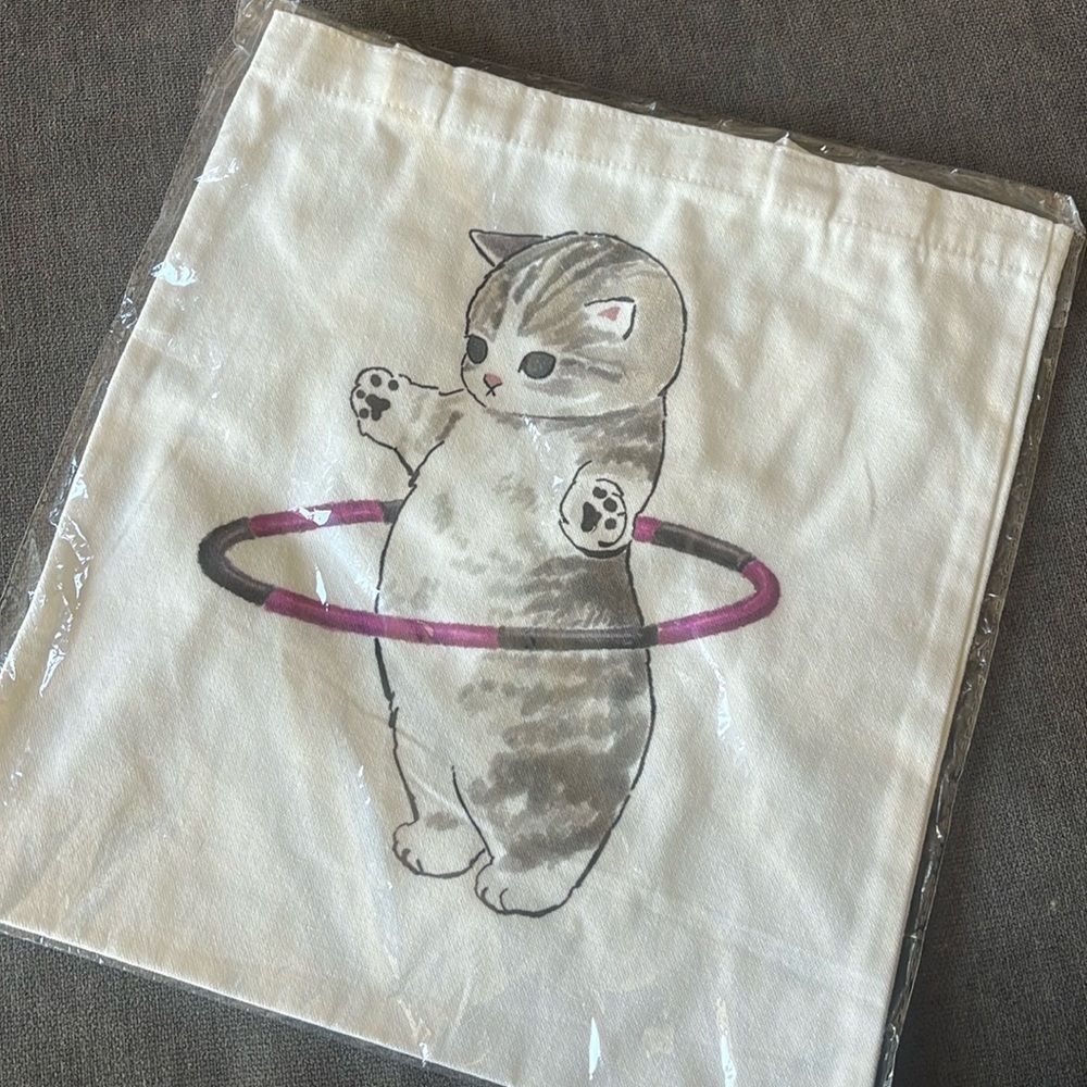 Mofusand Tote Bag Canvas Cat Kawaii